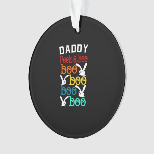 Daddy Bunny Game for Men_s Novelty Ornament (Vorderseite)