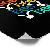 Daddy Bunny Game for Men_s Novelty Poster (Ecke)