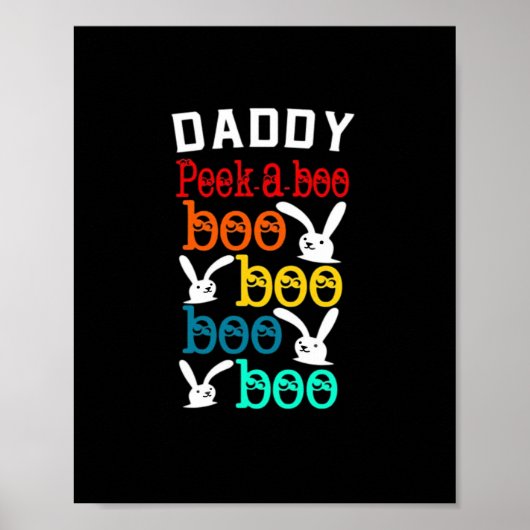 Daddy Bunny Game for Men_s Novelty Poster (Vorne)