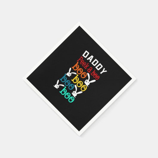 Daddy Bunny Game for Men_s Novelty Serviette (Ecke)