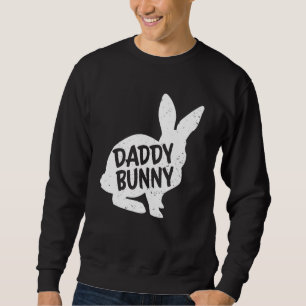 Daddy Bunny Niedlich Matching Family Oster Sweatshirt