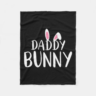 Daddy Bunny Oaster Schwangere Mama Matching Couple Fleecedecke