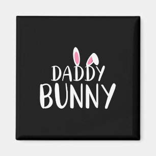 Daddy Bunny Oaster Schwangere Mama Matching Couple Magnet