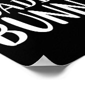 Daddy Bunny Oaster Schwangere Mama Matching Couple Poster (Ecke)