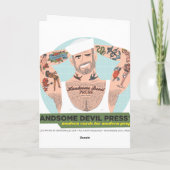 Daddy Cake Geburtstagkarte Karte (Rückseite)