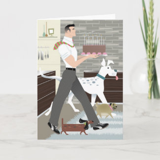 Daddy Cake Geburtstagkarte Karte