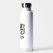 Daddy Camouflage Design mit Individuelle Name Trinkflasche (Links)