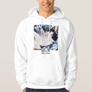 Daddy cat since Photo cute cat Hoodie