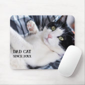 Daddy cat since Photo cute cat Mousepad (Mit Mouse)