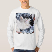 Daddy cat since Photo cute cat T-Shirt (Vorderseite)