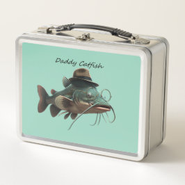 Daddy Catfish Metal Lunchbox