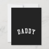 Daddy - Classic Bold Schriftart Papa (Rückseite)