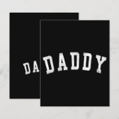 Daddy - Classic Bold Schriftart Papa (Vorne/Hinten)