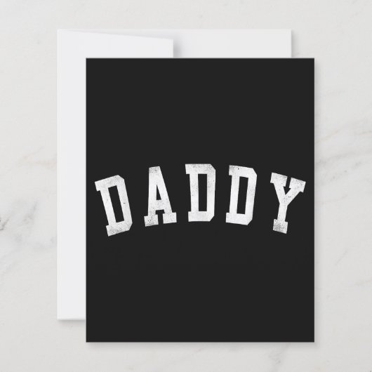 Daddy - Classic Bold Schriftart Papa (Vorderseite)
