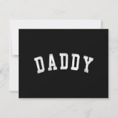 Daddy - Classic Bold Schriftart Papa (Rückseite)
