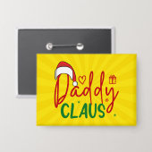 Daddy Claus Christmas Design-60094 Button (Vorderseite/Rückseite)
