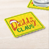 Daddy Claus Christmas Design-60094 Untersetzer (angewinkelt)