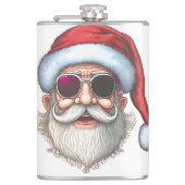 Daddy Claus Coffee Tasse Hip Flask Flachmann (Vorderseite)