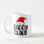 Daddy Claus, Family Matching Christmas Father Men Kaffeetasse (Links)