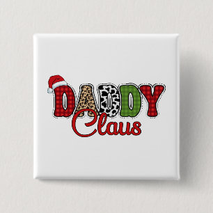 Daddy Claus Kariert Pattern-60095 Button