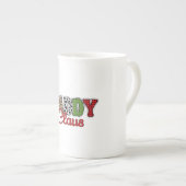Daddy Claus Kariert Pattern-60095 Porzellantasse (Vorderseite Rechts)