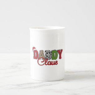 Daddy Claus Kariert Pattern-60095 Porzellantasse