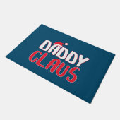 Daddy Claus Matching Weihnachtskostüme Fußmatte (Schrägansicht)