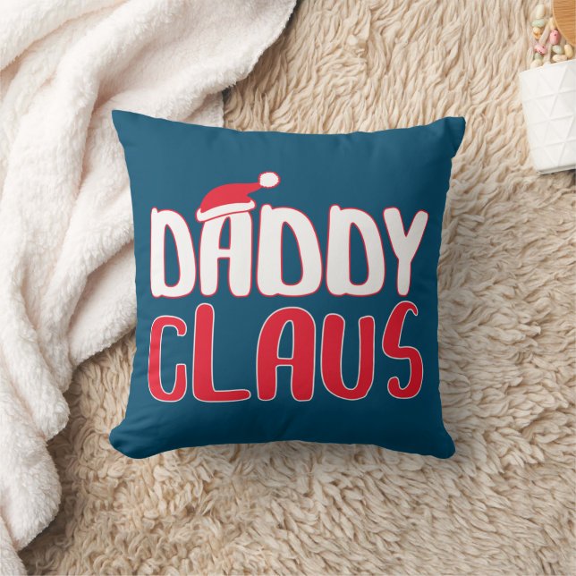 Daddy Claus Matching Weihnachtskostüme Kissen (Decke)