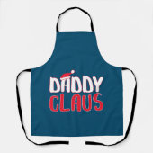 Daddy Claus Matching Weihnachtskostüme Schürze (Vorderseite)