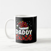 Daddy Claus Merry Christmas Santa Hat Family Match Kaffeetasse (Links)