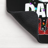 Daddy Claus Merry Christmas Santa Hat Family Match Mousepad (Ecke)