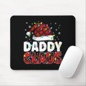 Daddy Claus Merry Christmas Santa Hat Family Match Mousepad (Mit Mouse)