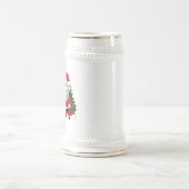 Daddy Claus mit einem Rentier Bierglas (Mittel)