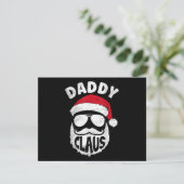 Daddy Claus Santa Claus Funny Christmas Matching P (Stehend Vorderseite)