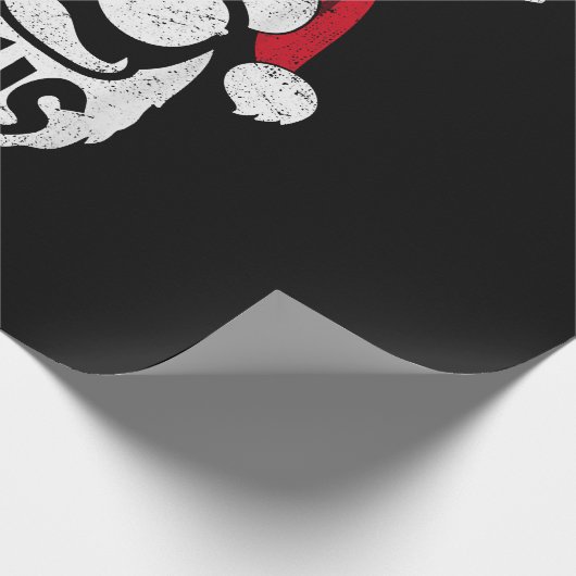 Daddy Claus Santa Claus Funny Christmas Matching P Geschenkpapier (Ecke)