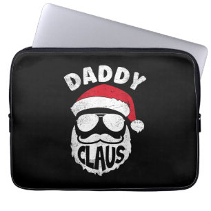Daddy Claus Santa Claus Funny Christmas Matching P Laptopschutzhülle