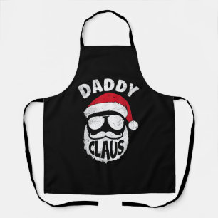 Daddy Claus Santa Claus Funny Christmas Matching P Schürze