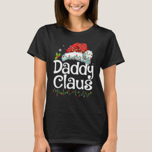 Daddy Claus Santa Hut Weihnachts-Pyjama-Familien-M T-Shirt
