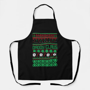 Daddy Claus Ugly Christmas Sweater Christmas Ohrts Schürze