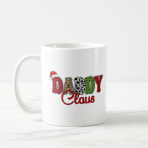 Daddy Claus Weihnachten Karo-Text-Design-50095 Kaffeetasse