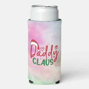 Daddy Claus Weihnachtsdesign Selters Dosenkühler