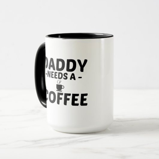 DADDY COFFEE TASSE (Vorderseite Links)