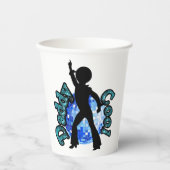 Daddy Cool Disco Dance Vater Day Paper Cups Pappbecher (Vorderseite)