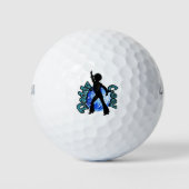 Daddy Cool Disco Dance Vatertag Golfball (Vorderseite)