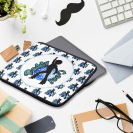 Daddy Cool Disco Dance Vatertag Laptop-Ärmel Laptopschutzhülle