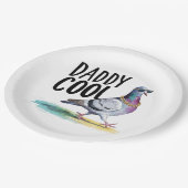 Daddy Cool Pappteller (Schrägansicht)