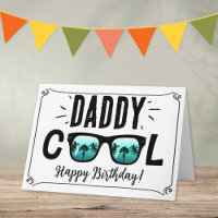Daddy Cool trendy Sonnenbrillen Happy Birthday
