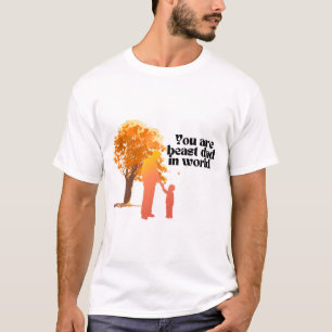 Daddy Cubed oder Größerer Kindername Vatertag T- T-Shirt