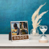 Daddy | Custom Vatertag Foto Collage Tafel Fotoplatte (InSitu)
