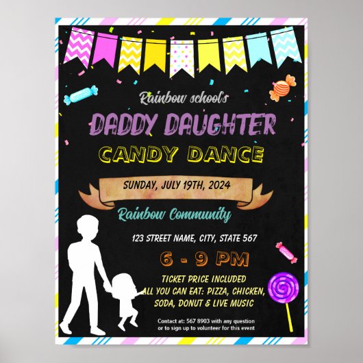 Daddy Daughter Candy Tanzvorführung Poster (Vorne)